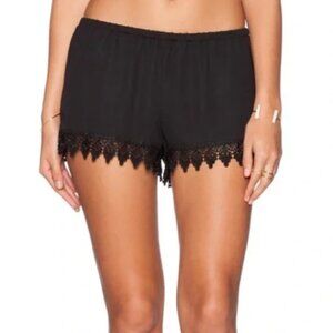Show Me Your MuMu Bri Lacey Shorts in Black Size Small